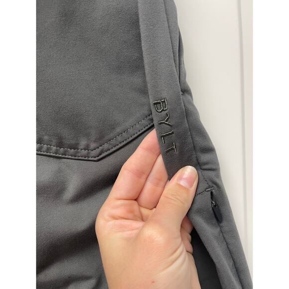 BYLT Premium Basics Everyday pant 2.0 slim fit charcoal gray size 31 - Picture 8 of 9